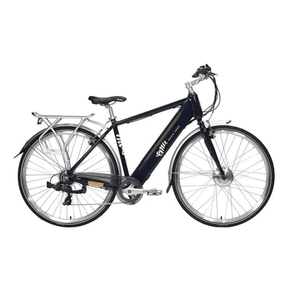 Low-price Emu electric bike with pedal assist, perfect for mountain rides, available e bikes in the UK