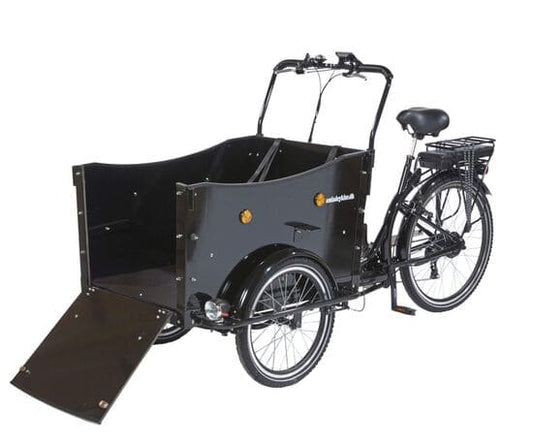Amcargo Curve Black Dog Friendly Cargo Electric Tricycle