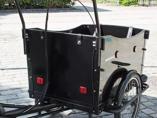 Amcargo Curve Black Dog Friendly Cargo Electric Tricycle