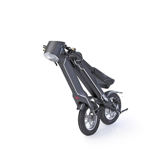  
 Black sit down electric scooter perfect for UK city commuting and everyday e scooter use.
