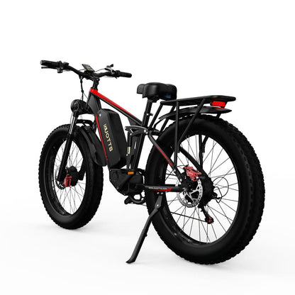 Duotts black top rated fat tire e bike,  long range electric bike ideal for all terrains UK.