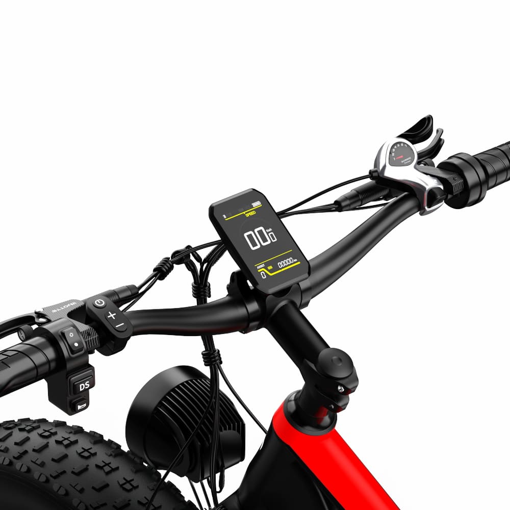 Duotts black top rated fat tire e bike,  long range electric bike ideal for all terrains UK.