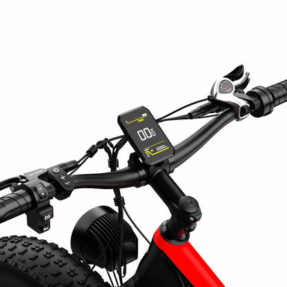 Duotts black top rated fat tire e bike,  long range electric bike ideal for all terrains UK.