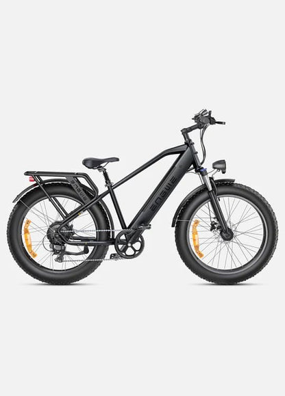 Fat tire e bike in grey, designed for all terrains, offering a stylish electric bike ride in the UK