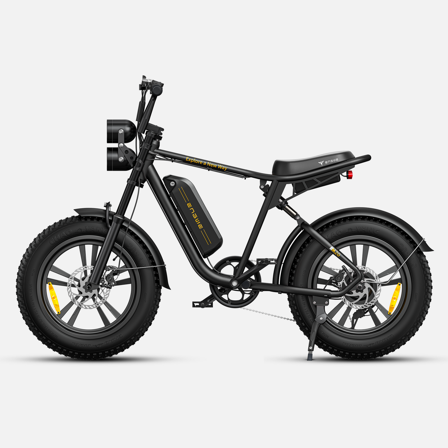 Fat tire e bike in black, designed for all terrains, offering a stylish electric bike ride in the UK