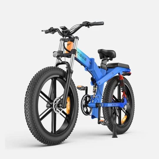 Folding fat tire e bike, designed for all terrains including city, mountain and trekking electric bike rides in the UK