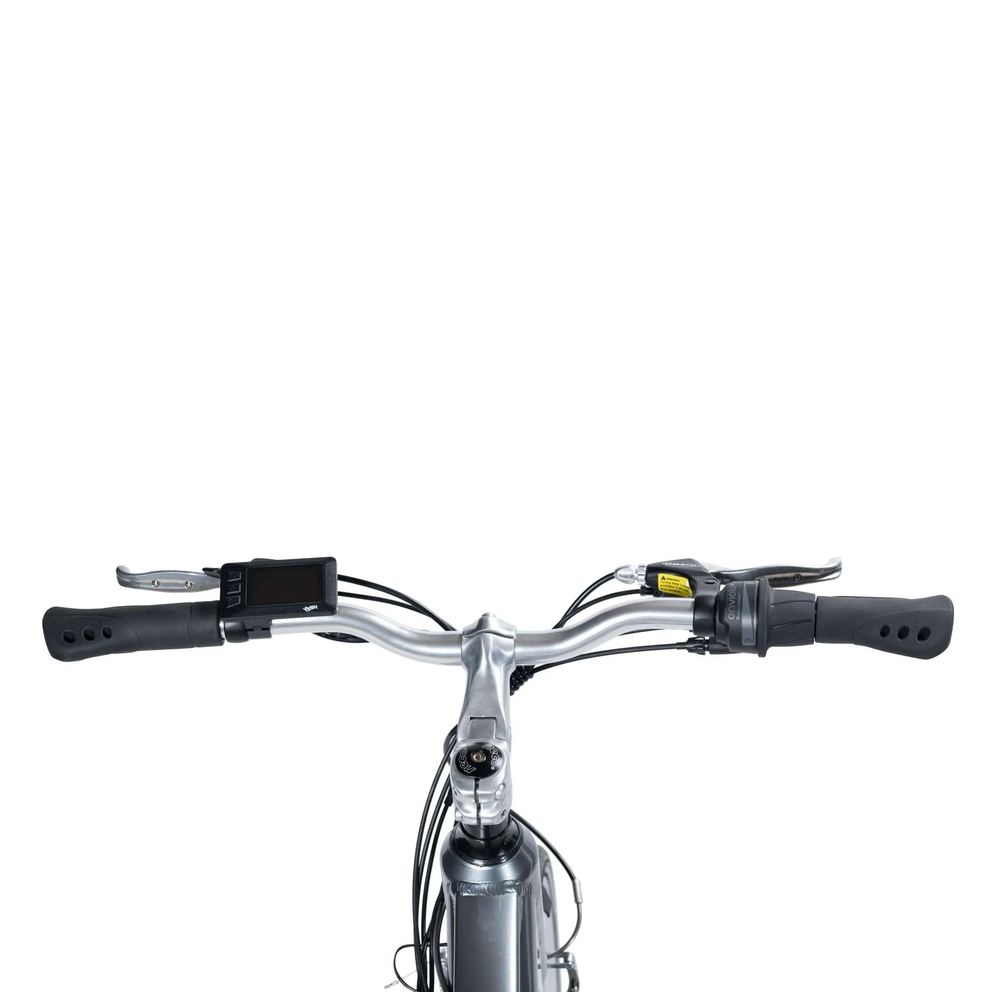 Cross-country e bike with classic crossbar design, built-in USB, and long-lasting battery, ideal for city and off-road rides.