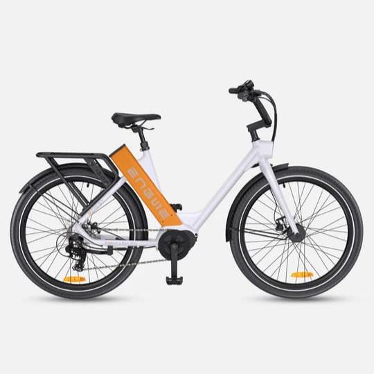 Top rated step through electric bike with pedal assist, perfect for commuting, off-road cycling, and city travel across the UK.