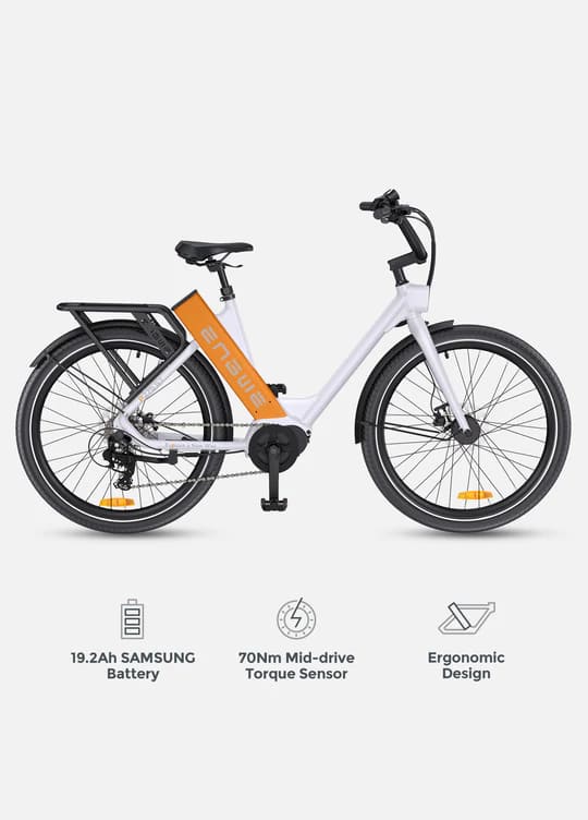 Top rated step through electric bike with pedal assist, perfect for commuting, off-road cycling, and city travel across the UK.