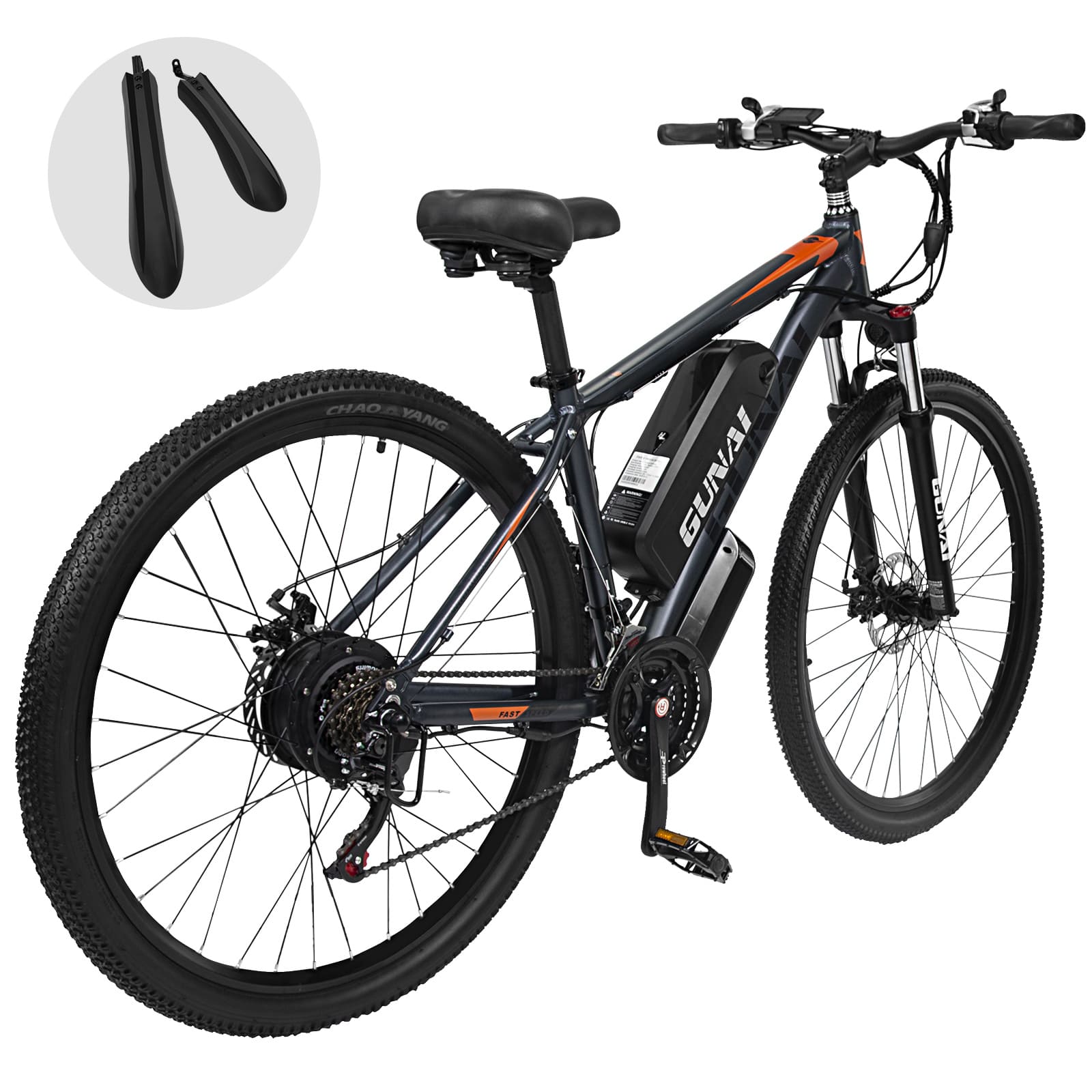 Gunai best ebikes, ideal for commuting, off-road riding, and daily use. Black electric bike available in the UK.