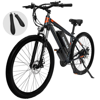 Gunai best ebikes, ideal for commuting, off-road riding, and daily use. Black electric bike available in the UK.