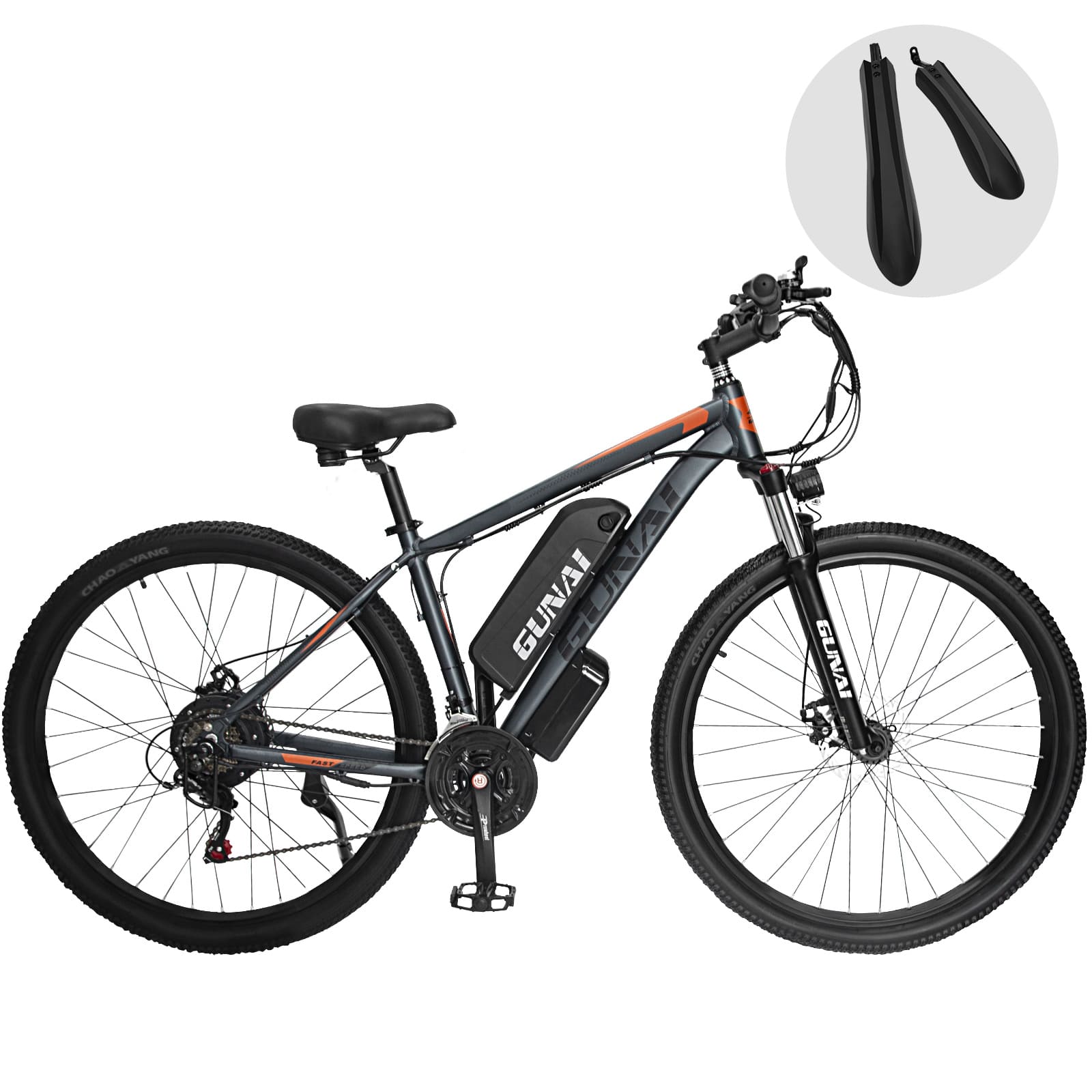 Gunai best ebikes, ideal for commuting, off-road riding, and daily use. Black electric bike available in the UK.