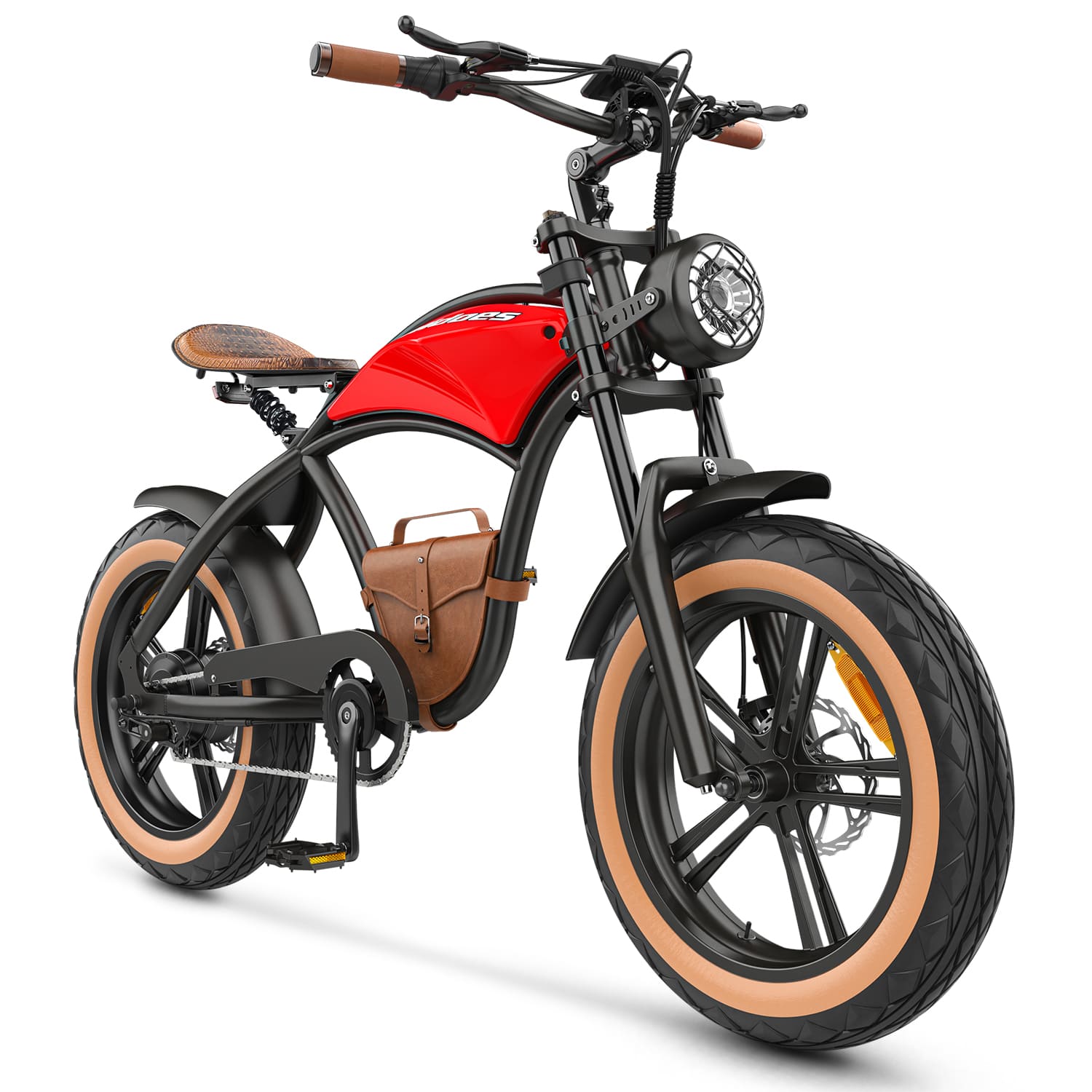 Stylish fat tire e bike, designed for all terrains including city, mountain and trekking electric bike rides in the UK