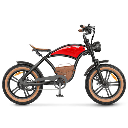 Stylish fat tire e bike, designed for all terrains including city, mountain and trekking electric bike rides in the UK