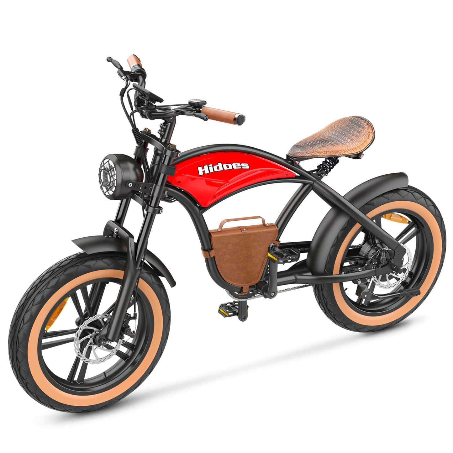 Stylish fat tire e bike, designed for all terrains including city, mountain and trekking electric bike rides in the UK