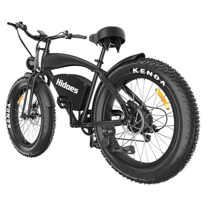 Long range fat tire e bike, designed for all terrains including city, mountain and trekking electric bike rides in the UK