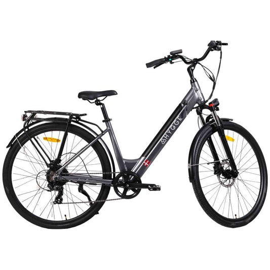 Step through electric bike with pedal assist, perfect for commuting, off-road cycling, and city travel across the UK.