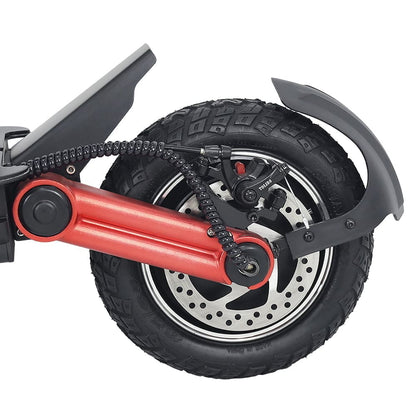 Foldable electric scooter with long-lasting battery, perfect for efficient city commutes and easy storage.