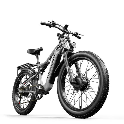 Top rated fast electric bike with pedal assist, perfect for commuting, mountain cycling, and city travel across the UK.