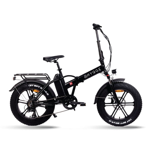 Hygge Vester Folding Black Electric Bike 2024